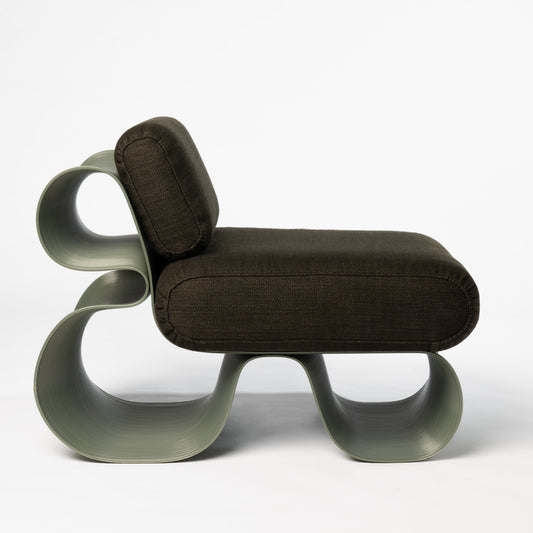 Eel Lounge Chair Olive